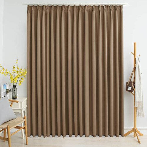 Furnova Zatemnitvena zavesa z obe&amp;scaron;ali taupe 290x245 cm, (21918346) Slike