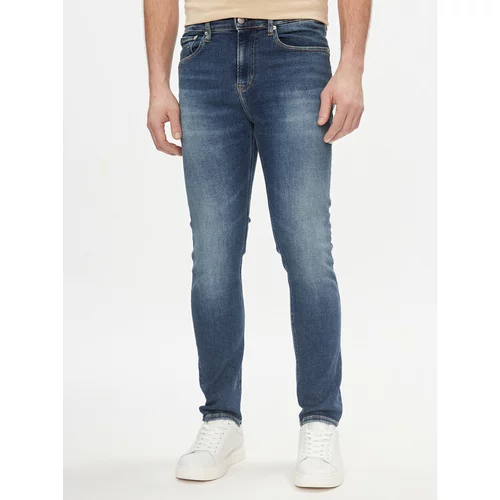 Calvin Klein Jeans Jeans hlače Skinny J30J324198 Mornarsko modra Skinny Fit