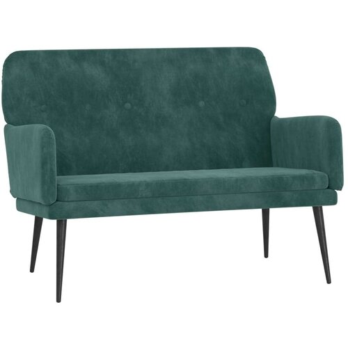 vidaXL Klop temno zelena 108x79x79 cm žamet Cene