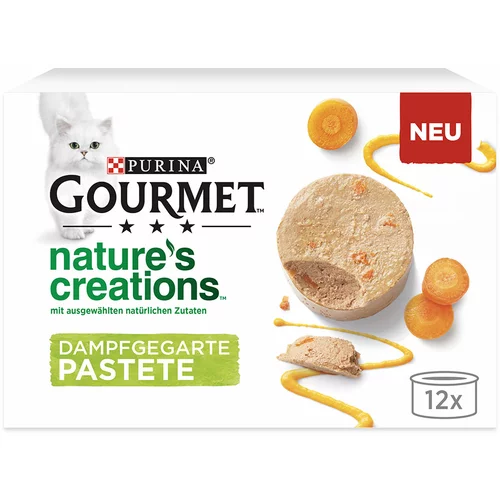 Gourmet Nature's Creations Mousse 24 x 85 g - losos i mahune