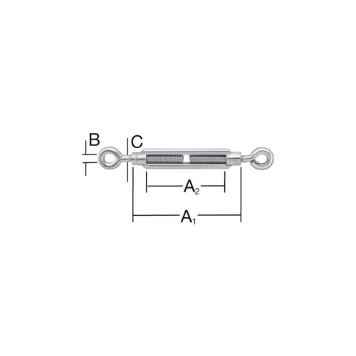 VORMANN Zatezač NIRO M5x70 karika/karika do 8mm RF Cijene