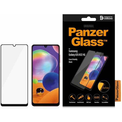Panzerglass zaštitno staklo za Samsung Galaxy A31/A32 case friendly black