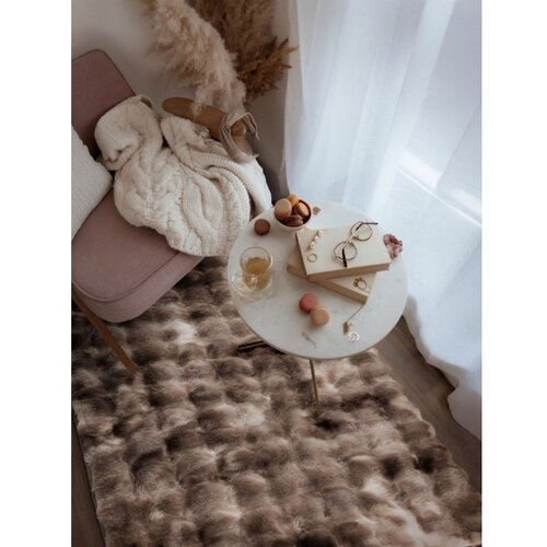  Tepih RABBIT BUBBLE 55x100 cm braon Slike