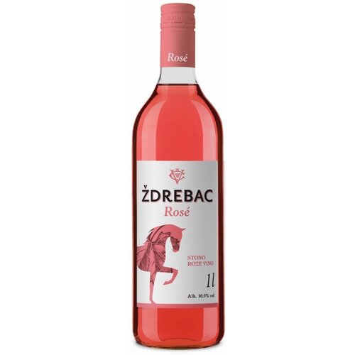 Vinarija Čoka roze vino čoka ždrebac rose 1l Slike