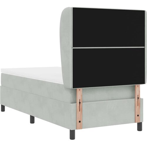  Krevet s opruga kutije Svijetlo siva 200 x 100 cm Bar&amp;scaron;un Slike