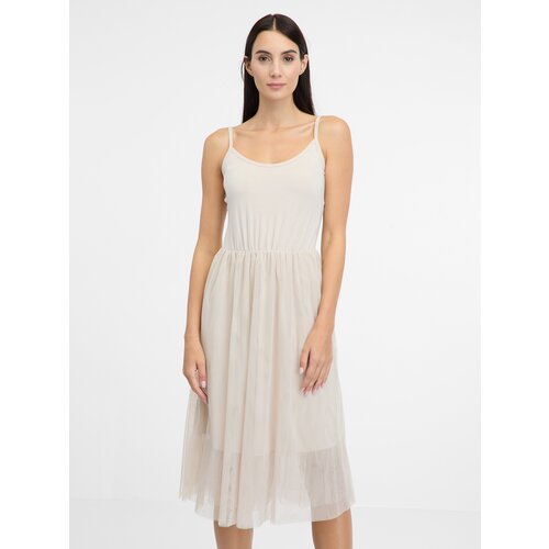 Orsay Cream women&amp;#039;s midi dress - Women&amp;#039;s Slike