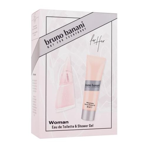 Bruno Banani Woman Set toaletna voda 30 ml + gel za tuširanje 50 ml za ženske Cijene