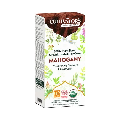 CULTIVATOR'S Organic Herbal Hair Color Mahogany