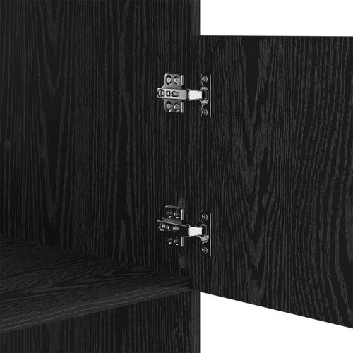  Ormar za pranje rublja s pohranom Crni hrast 50 x 68 x 162 cm - Crni hrast 162 cm Slike