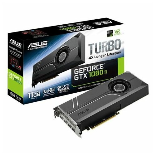 Asus TURBO-GTX1080TI-11G, Turbo Edition, GeForce GTX 1080 Ti, 11GB/352bit GDDR5X, 2xHDMI/2xDP grafička kartica Slike