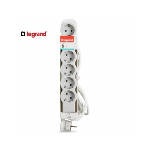 LG 694565 produžni blok 6X2P+E 3M (bela/s.siva) Cene