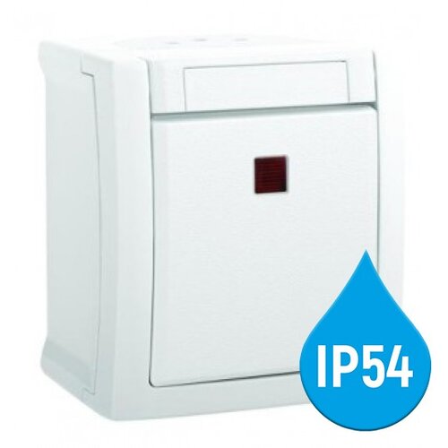Panasonic Taster beli sa indikacijom OG 16A 250V IP54 WPTC4017-2WH EU2 PACIFIC Cene