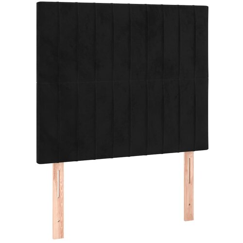 Box spring krevet s madracem crni 80 x 200 cm bar&amp;scaron;unasti Slike
