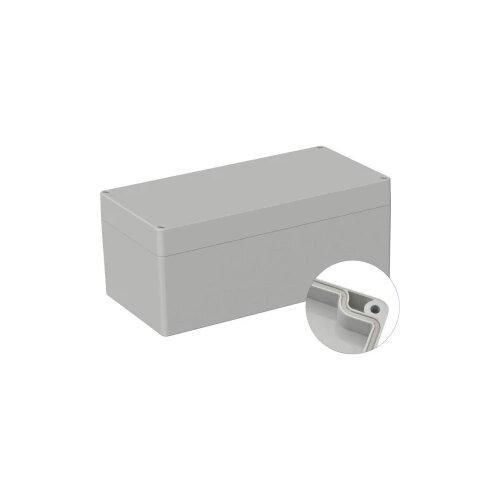 TRU COMPONENTS univerzalno kućište 240.5 x 120 x 100.5 abs svijetlosiva (ral 7035) 1 St. Cijene