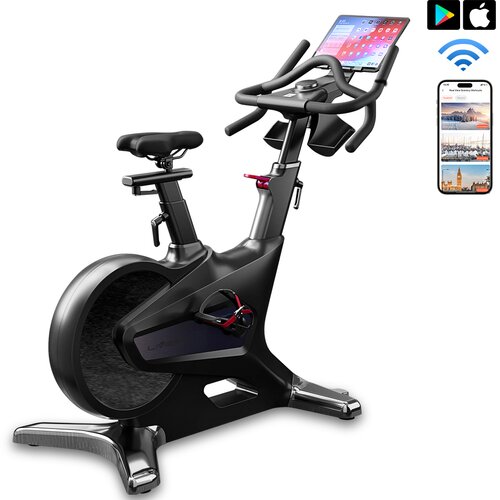 Livefit sobni bicikl poluprofesionalni sa elektronskom kontrolom otpora – F5 Cene