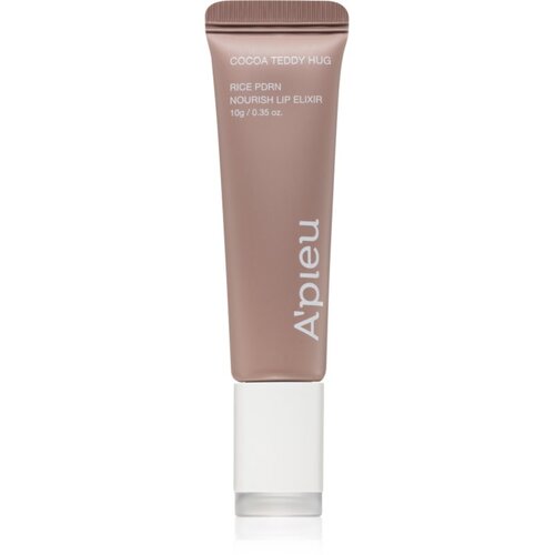 A&amp;#039;pieu Rice PDRN Nourish Lip Elixir tonirani balzam za ustnice s hranilnim učinkom odtenek 06 Cocoa Teddy Hug 10 g Slike
