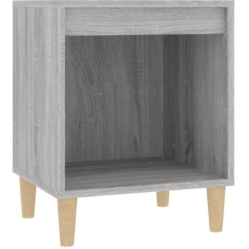 Maison Chic Nočna omarica - Nočna miza Siva sonoma 40x35x50 cm, (21689569) Cene