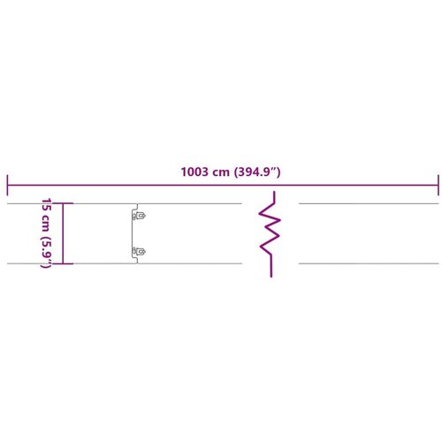 VidaXL Rubnjaci za travnjak 10 kom fleksibilni 15x103 cm čelik COR-TEN Slike
