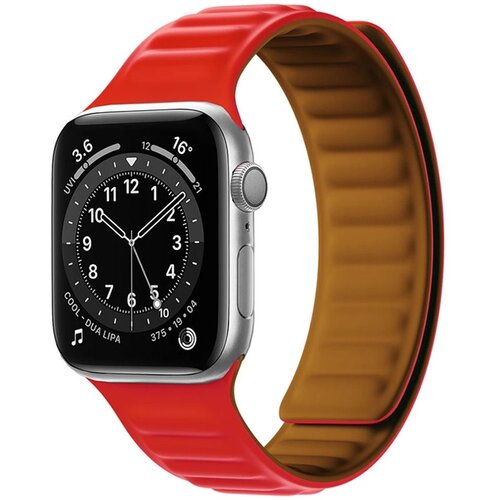 HURTEL zapestnica z magnetnim pa&scaron;kom za apple watch 7 8 45MM rdeča, (21833655) Cene