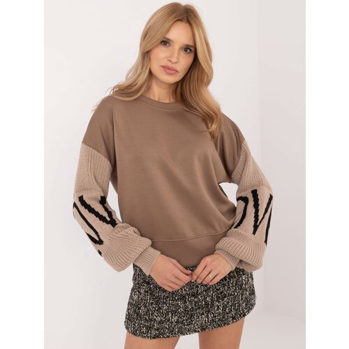 Italy Moda Sweatshirt-MI-BL-M5975.26P-dark beige Cijene