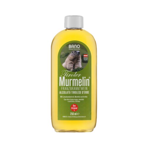 BANO tiroler murmelin žganje (alkohol za vtiranje v kožo) Cene