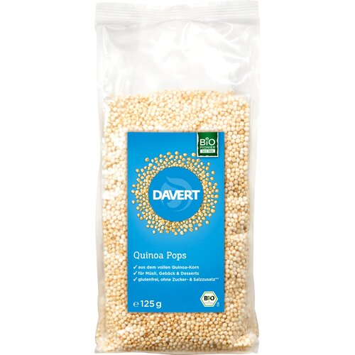 Davert Bio Quinoa Pops - 125 g Cijene