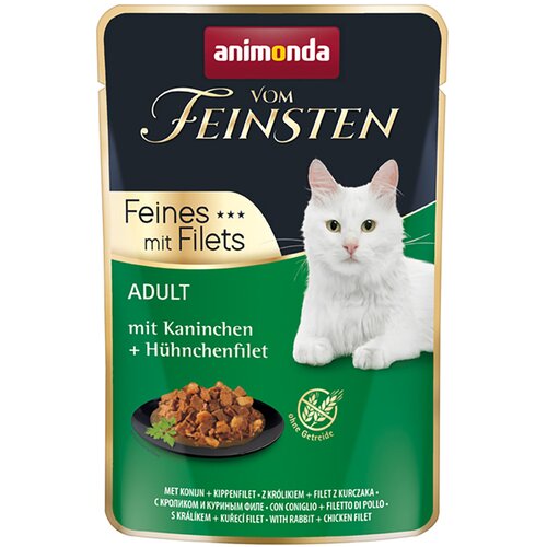  Varčno pakiranje animonda Vom Feinsten Adult 36 x 85 g - Zajec & pi&scaron;čančji file Cijene