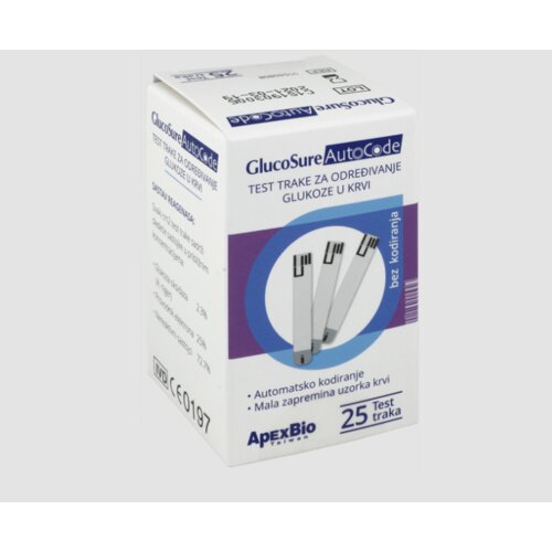 Olimp Sport Test trake sa kodom 1x25 kom za uredjaj GlucoSure AutoCode Cene