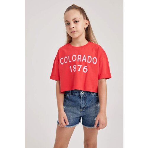 Defacto Crop Short Sleeve T-shirt Slike