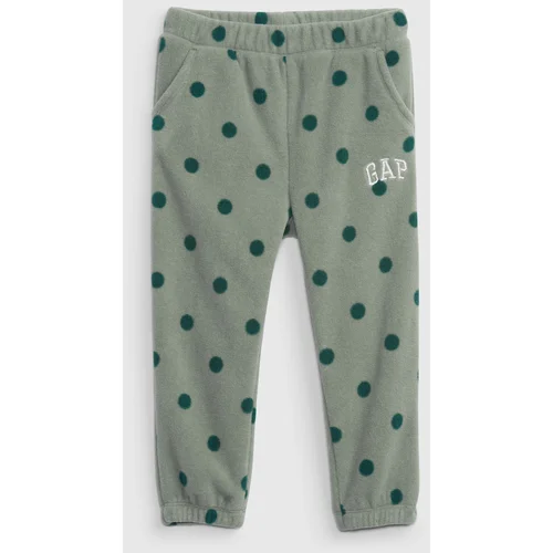 GAP Children's fleece sweatpants polka dot logo - Girls