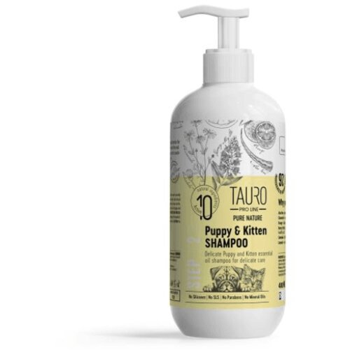 Tauro Pro Line Delicate Puppy & Kitten Shampoo &#8211; Gentle Coat 400 ml Cene