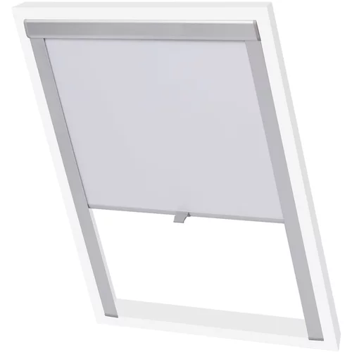 vidaXL Senčilo za zatemnitev okna bele barve 104, (20768264)