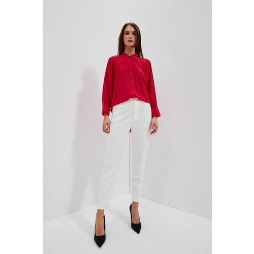 Moodo WOMEN&amp;#039;S TROUSERS L-SP-4019 OFF WHITE Slike