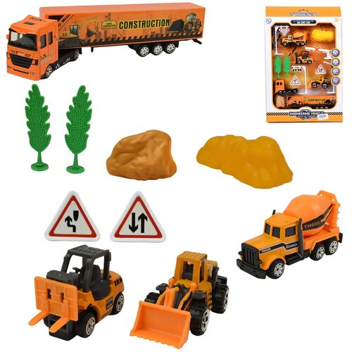 Magic Toys Engineering Vehicle: Gradbena vozila igralni set z dodatki Cene