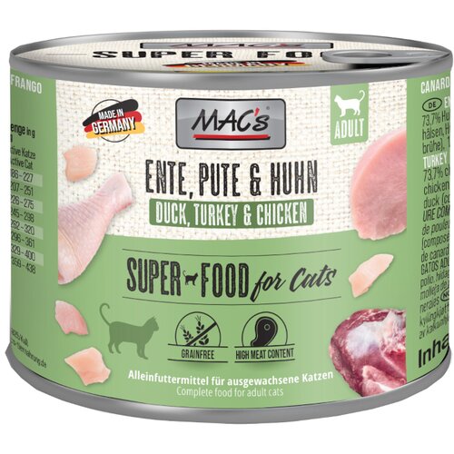MAC's Ekonomično pakiranje MAC´s Cat hrana za mačke 12 x 200 g - Miješano pakiranje III Cijene