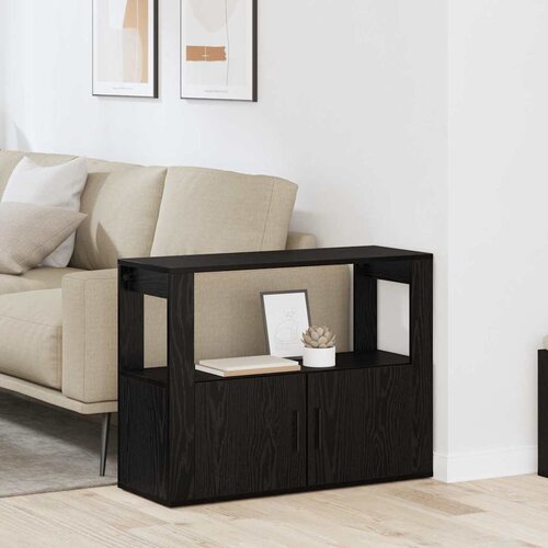 vidaXL Kreveta Crni hrast 80 x 30 x 60 cm Konstruirano drvo Cijene