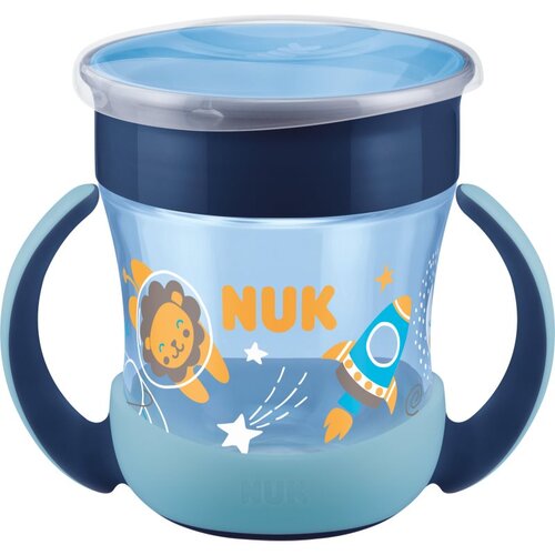 Nuk Magic Cup Night skodelica z ročaji 6m+ Blue 160 ml Cene