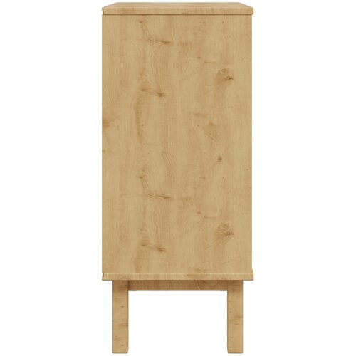  Komoda OTTA Crna 76,5 x 39,5 x 90 cm Masivna borovina Slike
