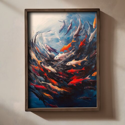 Wallity Zidna slika TUN063, 35 x 47 x 2 cm Cene
