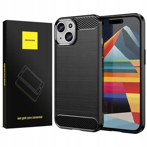 Spacecase CASE OVITEK ZA IPHONE 15 CARBON BLACK ZAŠČ, (21964237) Cene
