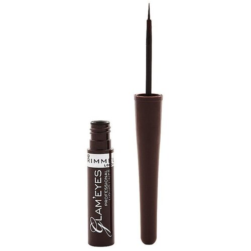 Rimmel London glam eyes tekoče črtalo za oči 3,5 ml odtenek 002 brown velvet Cene
