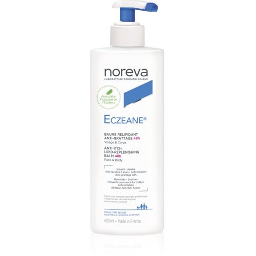 Noreva Eczeane Anti-Itch Lipid-Replenishing Balm 48H pomirjujoča krema za obraz in telo 400 ml Cene