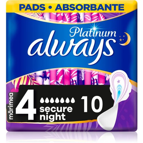 Always Vložki Ultra Platinum Extra Nočni, Duo pack 10 kos Cene