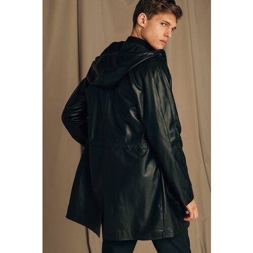 Mona muška kožna parka jakna s kapuljačom 9308101-9 | ePonuda.com