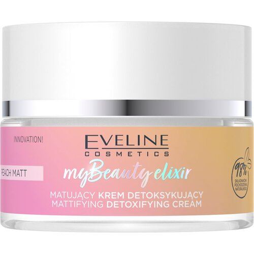 Eveline Cosmetics My Beauty Elixir Peach Matt krema za detoksikaciju s mat efektom 50 ml Cijene