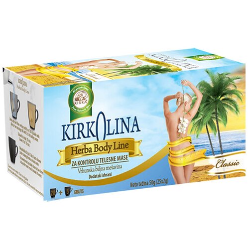 Kirka Kirkolina® classic herbabody line filter čaj za kontrolu telesne mase Slike