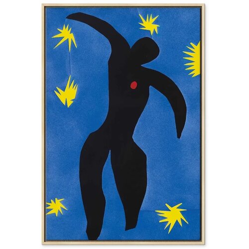  Slika - Henri Matisse &amp;ndash; Icarus (from Jazz) 40x60 U prirodnom drvenom okviru Slike