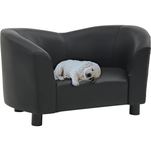 vidaXL Sofa za pse crna 67 x 41 x 39 cm od umjetne kože Cijene