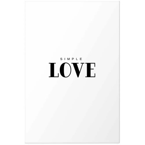  Plakat - Simple Love 40x60 Bez okvira s margom Cene
