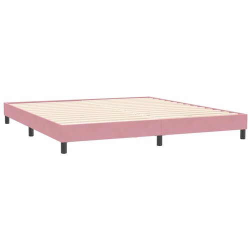 Box Spring krevet bez madracem ružičasti 200x220 cm bar&amp;scaron;un Slike